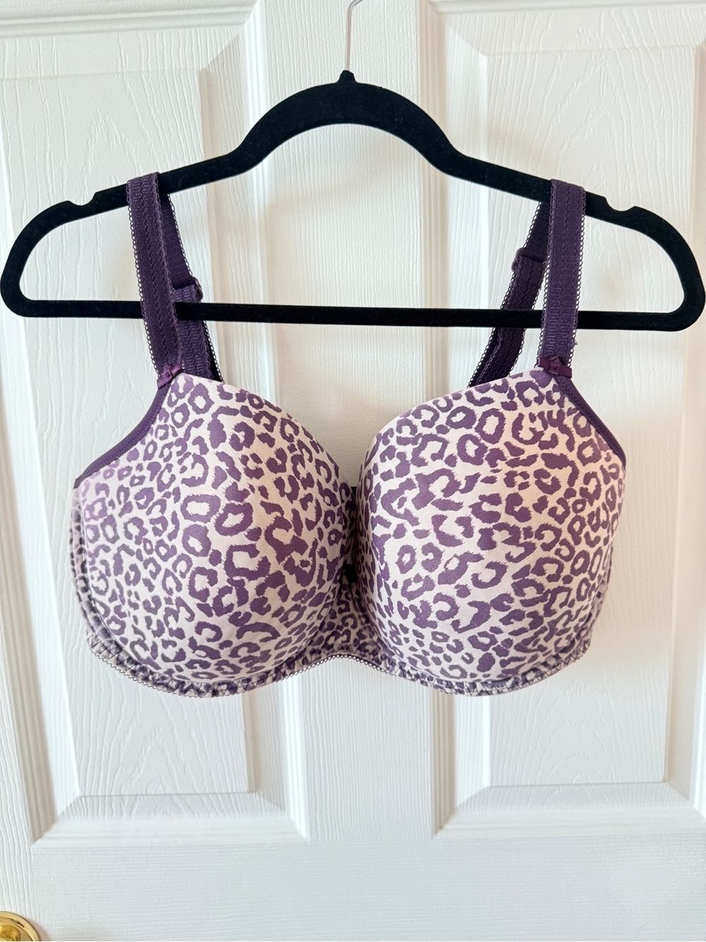 Freya Purple Leopard Print Underwire Bra